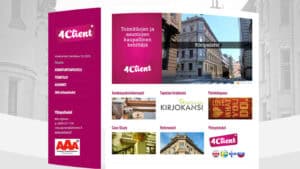 4Client kotisivut - Mainostoimisto BrandX