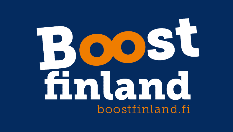 Boost Finland graafinen ilme - Mainostoimisto BrandX