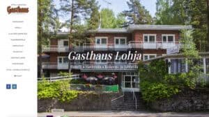 Gasthaus Lohja kotisivut - Mainostoimisto BrandX