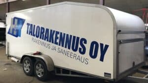 H&H talorakennus teippaus - Mainostoimisto BrandX Oy