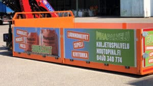 Pihapalvelu teippaukset - Mainostoimisto BrandX Oy