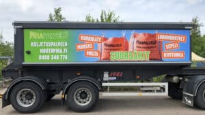Pihapalvelu teippaukset - Mainostoimisto BrandX Oy