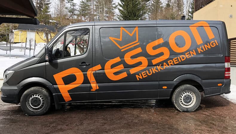 Presson teippaukset - Mainostoimisto BrandX Oy