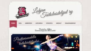 Lohjan Taitoluistelijat kotisivut - Mainostoimisto Brandx