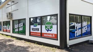 Vesivek teippaukset - Mainostoimisto Brandx