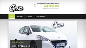 Gesu kotisivut - Mainostoimisto BrandX