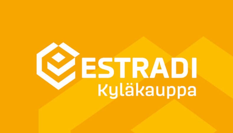 Estradi Kyläkauppa graafinen ilme - Mainostoimisto Brandx Oy