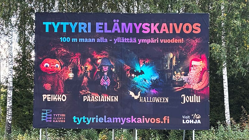 Suurkuvatuloste, Tytyri Elämyskaivos - BrandX